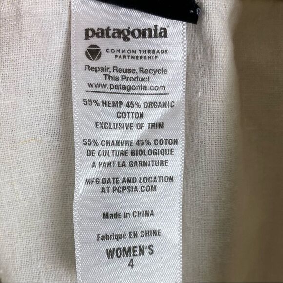 Patagonia | Button Front Summertime Hemp Skirt Size 4 - Picture 6 of 7